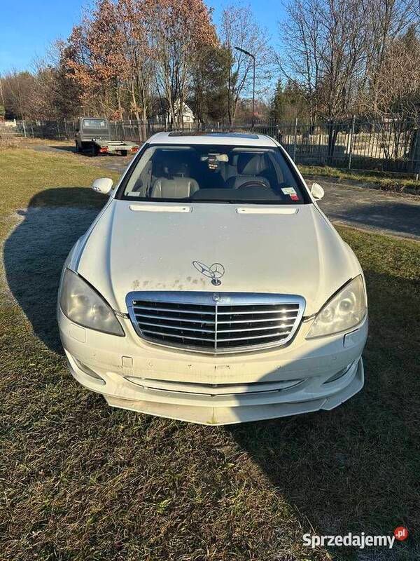 Biały Używany 2007 Mercedes S550 Sedan/Limuzyna | 24 500 zł - Obraz 1/4