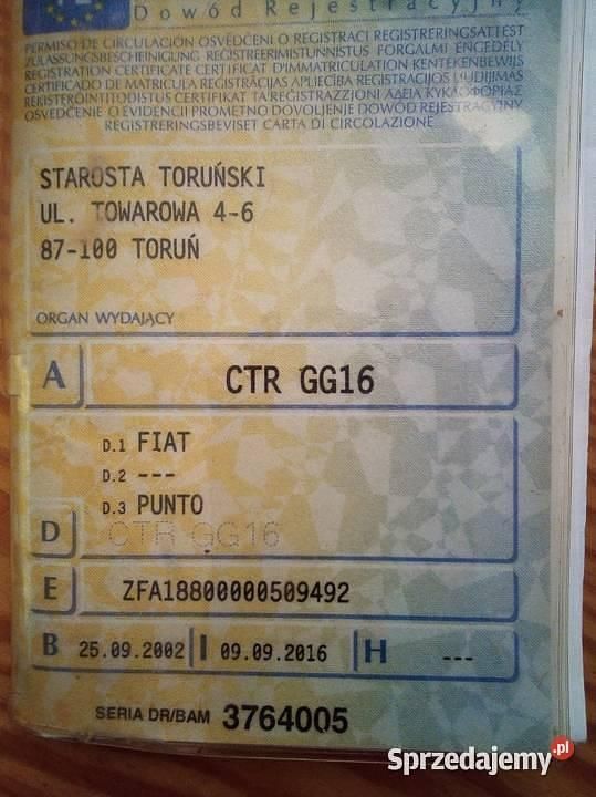 Srebrny Używany 2002 Fiat Punto Hatchback | 2099 zł (Uczciwa cena) - Obraz 1/4