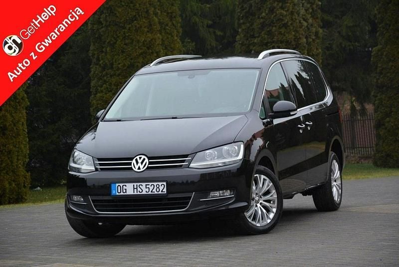 Czarny Używany 2011 VW Sharan Minivan | 36 900 zł (Uczciwa cena) - Obraz 1/4