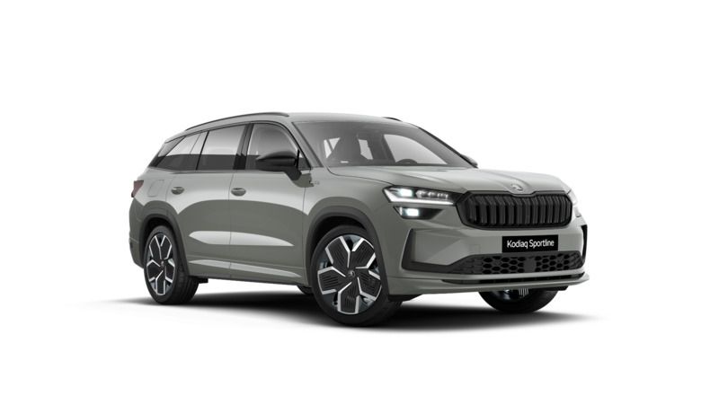 Szary steel niemetalizowany Nowe 2025 Skoda Kodiaq SportLine SUV | 248 200 zł (Uczciwa cena) - Obraz 1/4