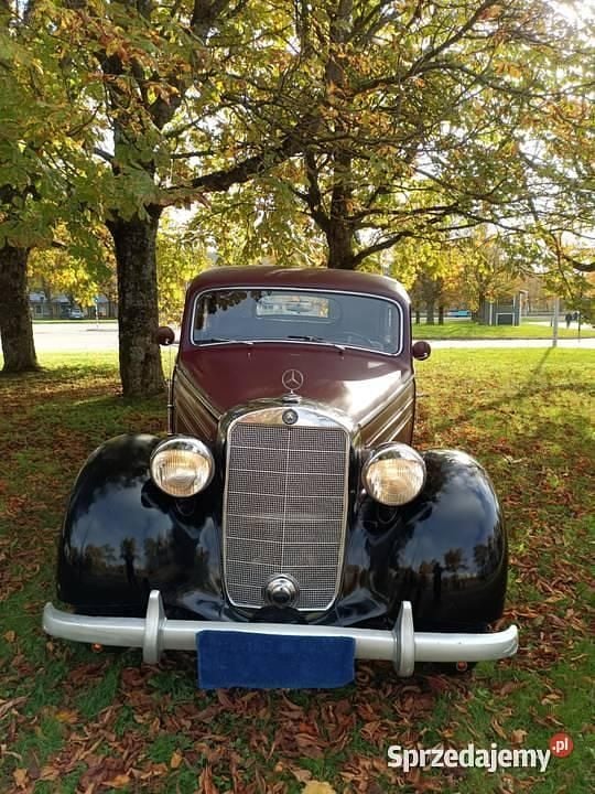 Bordowy Używany 1950 Mercedes 170 Sedan/Limuzyna | 75 000 zł - Obraz 1/4