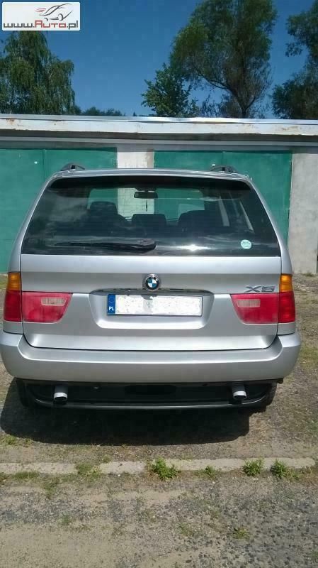 Srebrny (metalik) Używany 2001 BMW X5 SUV | 20 000 zł - Obraz 1/4