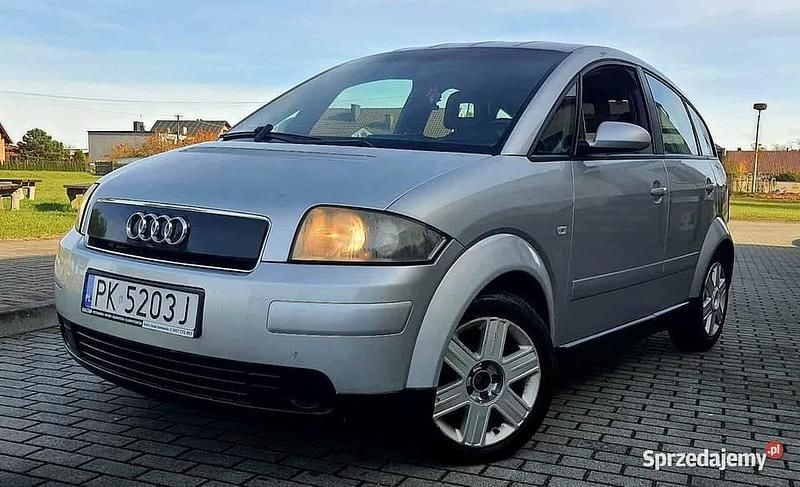 Srebrny Używany 2000 Audi A2 Hatchback | 4400 zł (Dobra cena) - Obraz 1/4