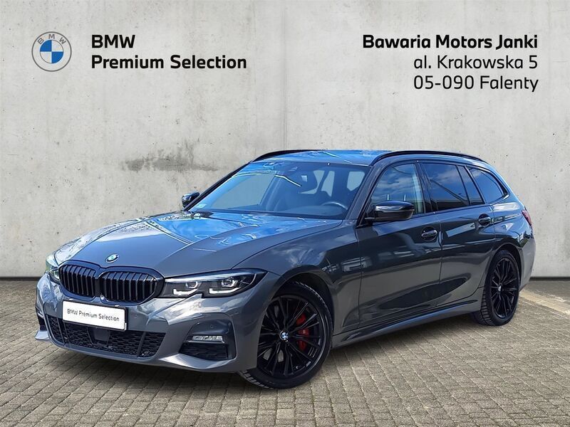 Szary dravit metalizowany Używany 2021 BMW 330 Shadowline Kombi | 169 900 zł (Super Cena) - Obraz 1/3