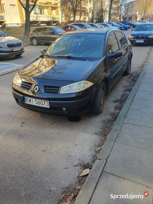 Używany Renault Mégane II 2005 Czarny Sedan/Limuzyna