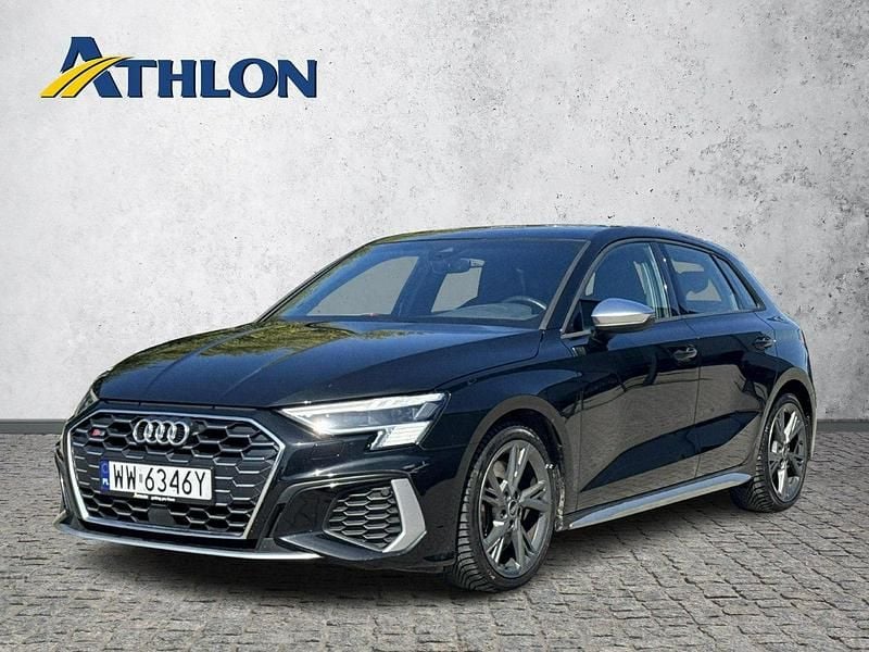 Czarny (metalik) Używany 2022 Audi S3 Hatchback | 156 700 zł (Dość drogi) - Obraz 1/4
