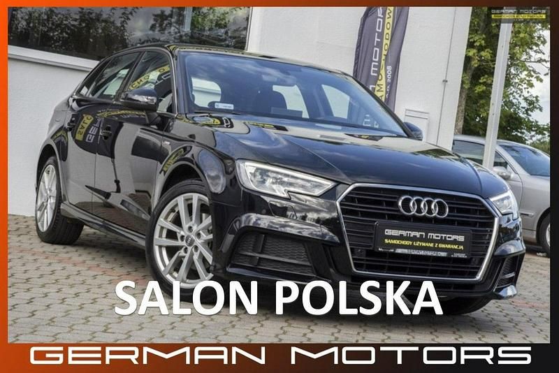 Czarny Używany 2020 Audi A3 S-Line Hatchback | 82 900 zł (Uczciwa cena) - Obraz 1/4