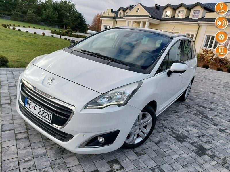 Szary Używany 2011 Peugeot 5008 Minivan | 36 800 zł - Obraz 1/4