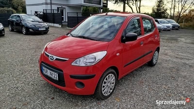 Czerwony Używany 2010 Hyundai i10 Hatchback | 9900 zł (Uczciwa cena) - Obraz 1/4