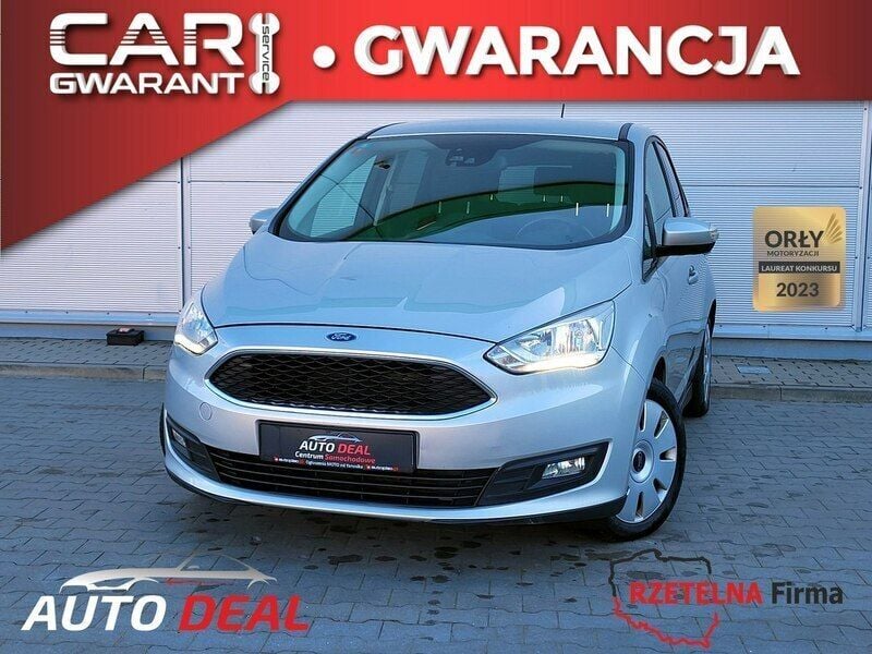 Srebrny Używany 2018 Ford C-MAX Minivan | 39 700 zł (Uczciwa cena) - Obraz 1/4