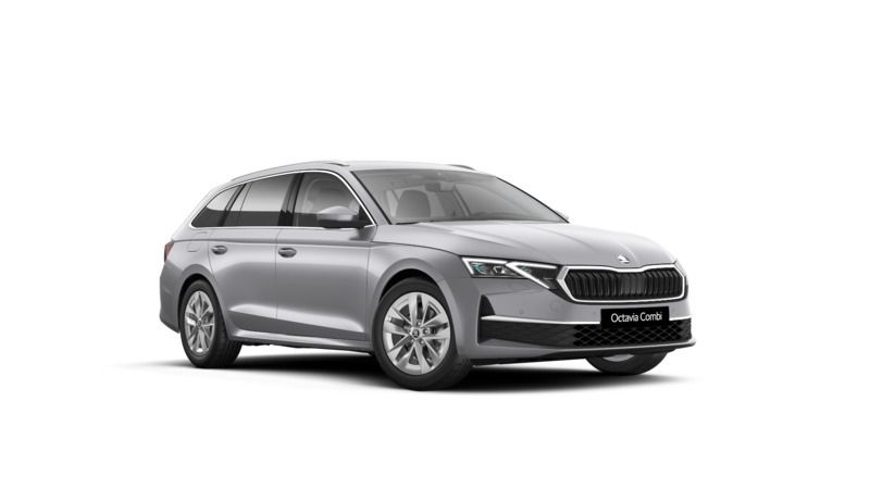 Srebrny brilliant metalizowany Nowe 2025 Skoda Octavia Selection Kombi | 149 150 zł (Dobra cena) - Obraz 1/4