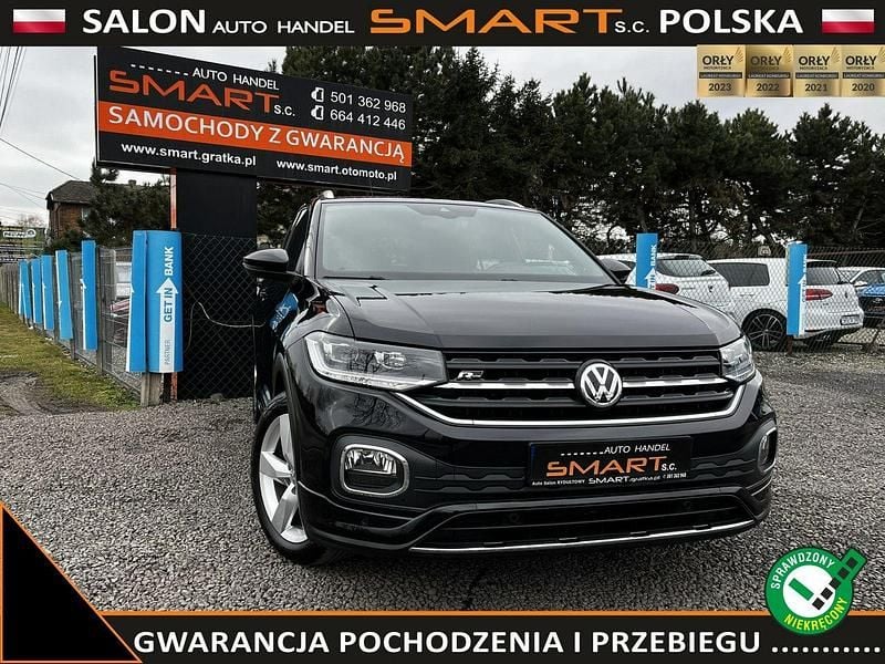 Czarny Używany 2020 VW T-Cross R-line SUV | 79 900 zł (Uczciwa cena) - Obraz 1/4