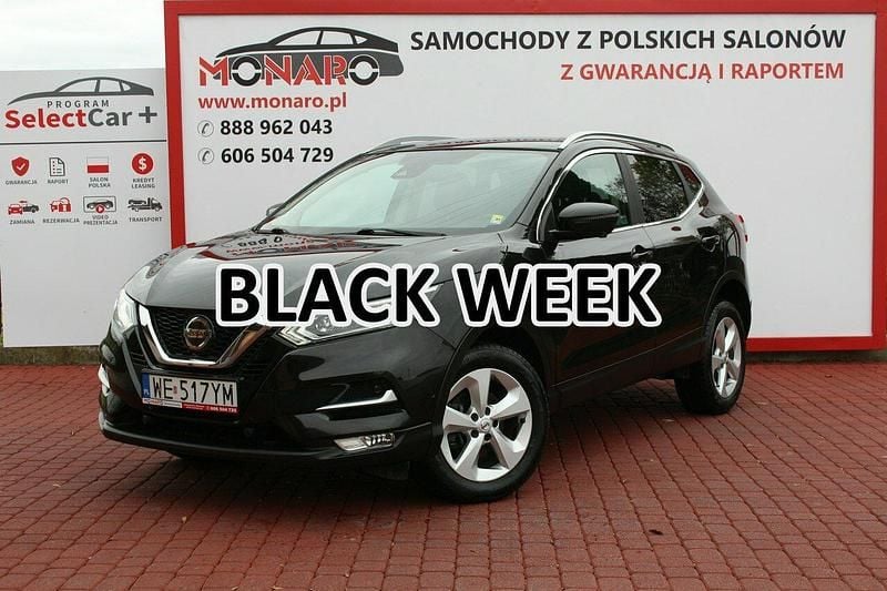 Czarny (metalik, perła) Używany 2019 Nissan Qashqai Tekna SUV | 74 900 zł (Uczciwa cena) - Obraz 1/4