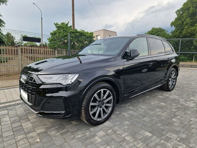 Czarny Używany 2023 Audi Q7 S-Line SUV | 331 854 zł - Obraz 1/4