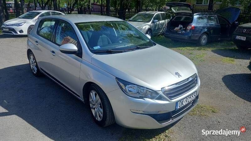 Srebrny Używany 2014 Peugeot 308 Hatchback | 24 900 zł (Uczciwa cena) - Obraz 1/4