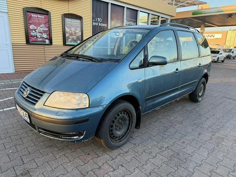Zielony Używany 2004 VW Sharan Minivan | 3800 zł - Obraz 1/4