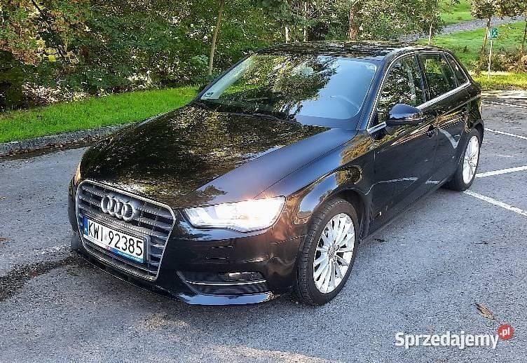 Czarny Używany 2014 Audi A3 Sportback Attraction Hatchback | 43 900 zł - Obraz 1/4