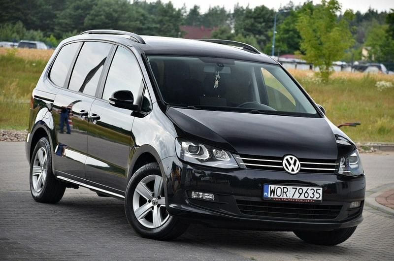 Czarny (metalik, perła) Używany 2011 VW Sharan Minivan | 39 900 zł (Dobra cena) - Obraz 1/4