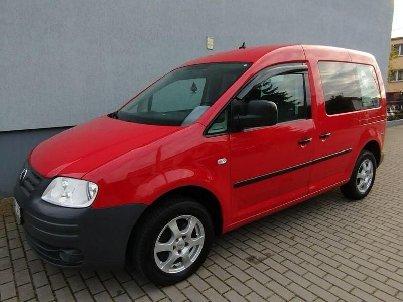 Czerwony Używany 2006 VW Caddy Minivan | 11 500 zł (Dość drogi) - Obraz 1/4