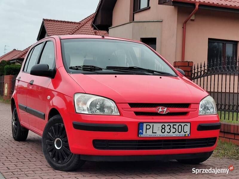 Używany Hyundai Getz 2005 Czerwony Hatchback