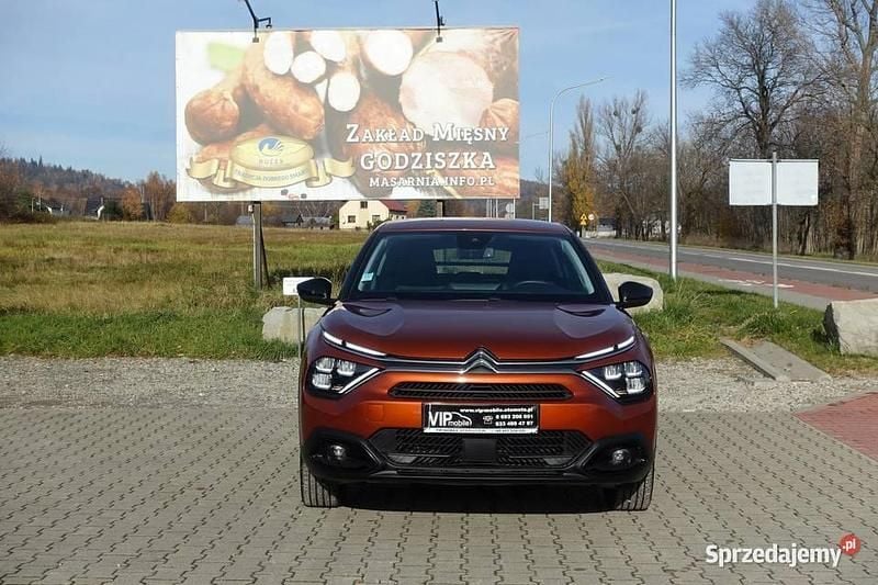 Pomarańczowy Używany 2023 Citroën e-C4 Hatchback | 70 900 zł - Obraz 1/4