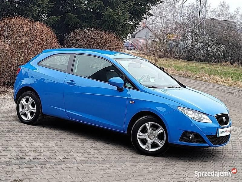 Niebieski Używany 2009 Seat Ibiza Hatchback | 13 900 zł (Dość drogi) - Obraz 1/4