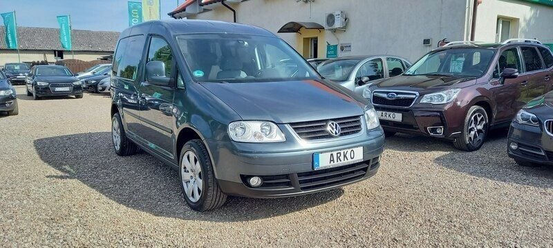 Grafitowy (metalik) Używany 2009 VW Caddy Minivan | 25 900 zł (Drogi) - Obraz 1/4