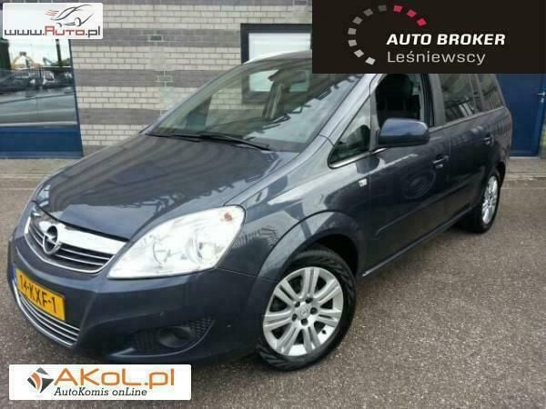 Niebieski Używany 2010 Opel Zafira Minivan | 28 700 zł - Obraz 1/4