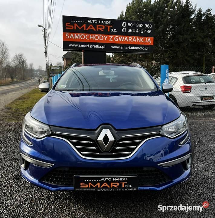 Niebieski Używany 2019 Renault Mégane GT Line GT-Line Kombi | 65 900 zł - Obraz 1/4