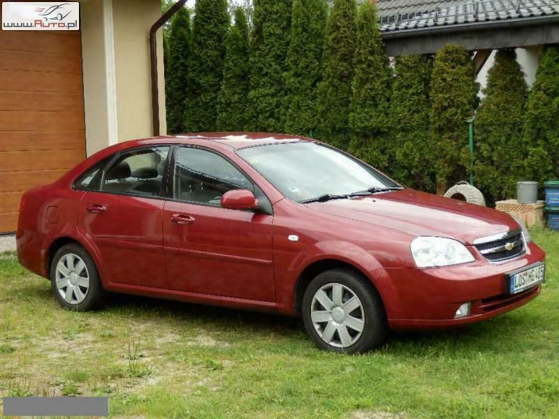 Używany Chevrolet Lacetti 110 KM (80 kW) 2007 Bordowy (metalik) Sedan/Limuzyna