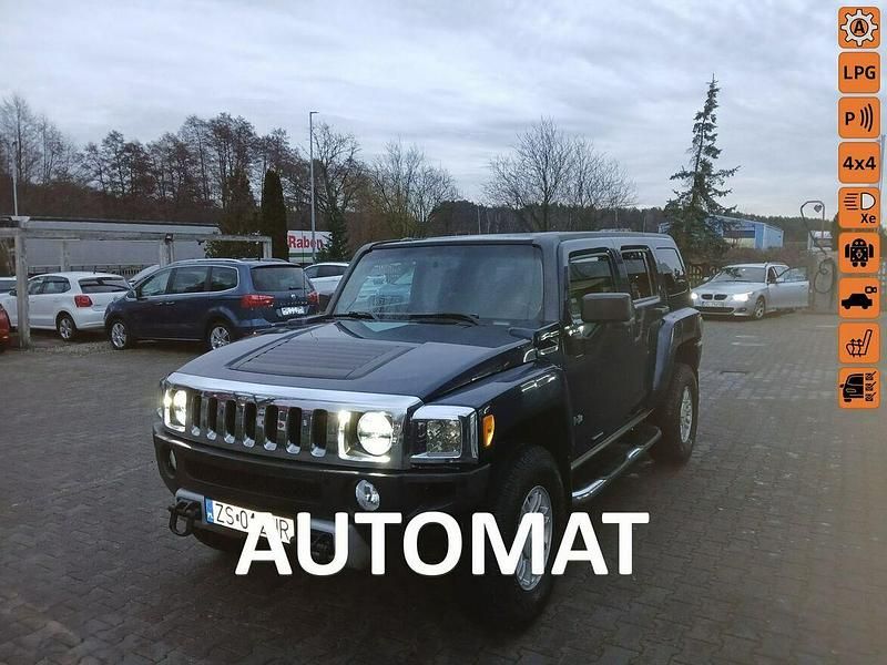 Niebieski Używany 2008 Hummer H3 SUV | 47 900 zł - Obraz 1/4
