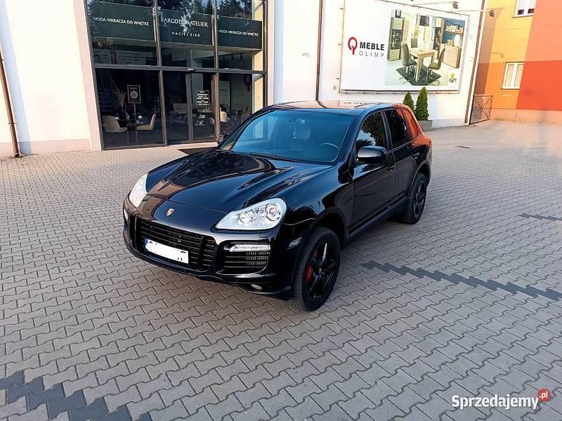 Czarny Używany 2008 Porsche Cayenne Turbo SUV | 39 900 zł - Obraz 1/4