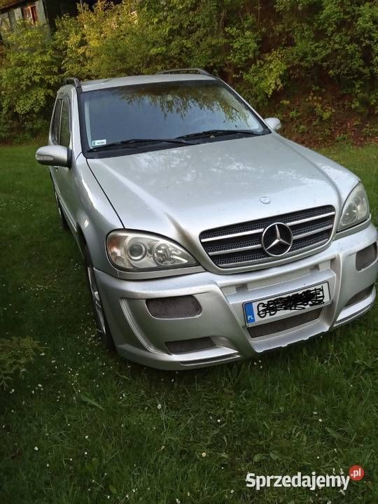 Srebrny Używany 2003 Mercedes ML270 AMG SUV | 18 900 zł - Obraz 1/4
