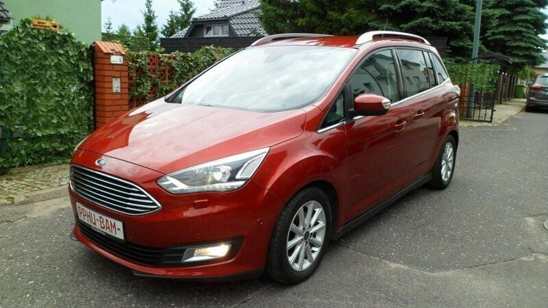 Bordowy (metalik) Używany 2016 Ford Grand C-Max Minivan | 42 900 zł (Uczciwa cena) - Obraz 1/4