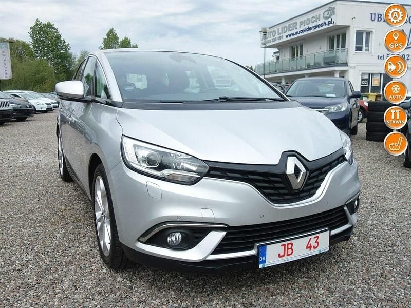 Srebrny Używany 2018 Renault Scénic IV Minivan | 46 900 zł (Dobra cena) - Obraz 1/4