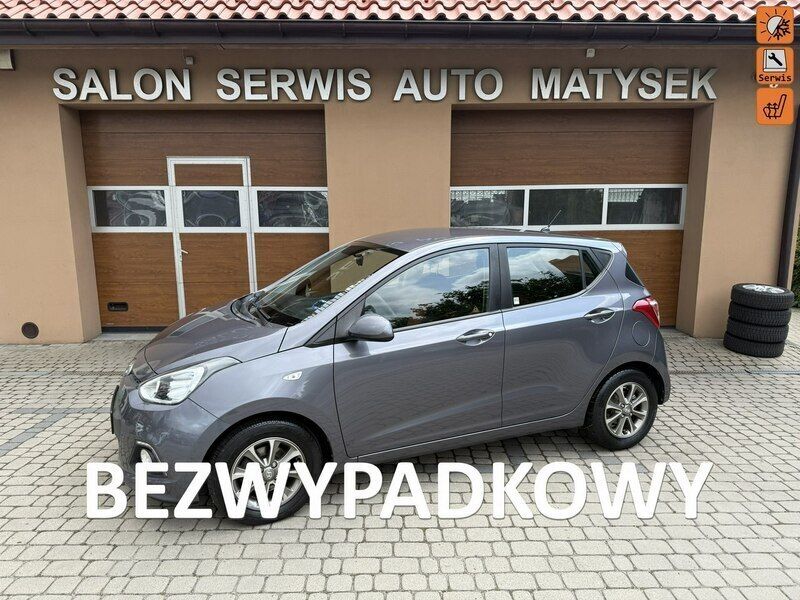 Szary Używany 2014 Hyundai i10 Hatchback | 27 900 zł (Dość drogi) - Obraz 1/4