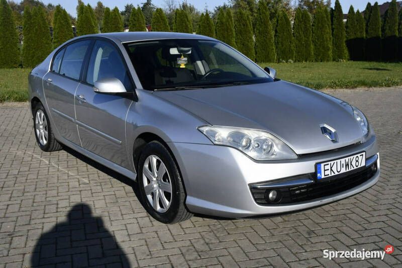 Srebrny (metalik) Używany 2008 Renault Laguna III Hatchback | 16 900 zł - Obraz 1/4