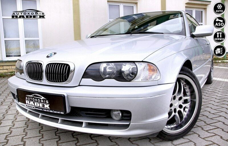 Srebrny Używany 2001 BMW 320 Coupe | 16 999 zł - Obraz 1/4