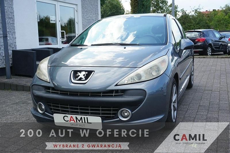 Szary Używany 2009 Peugeot 207 Hatchback | 9600 zł - Obraz 1/3