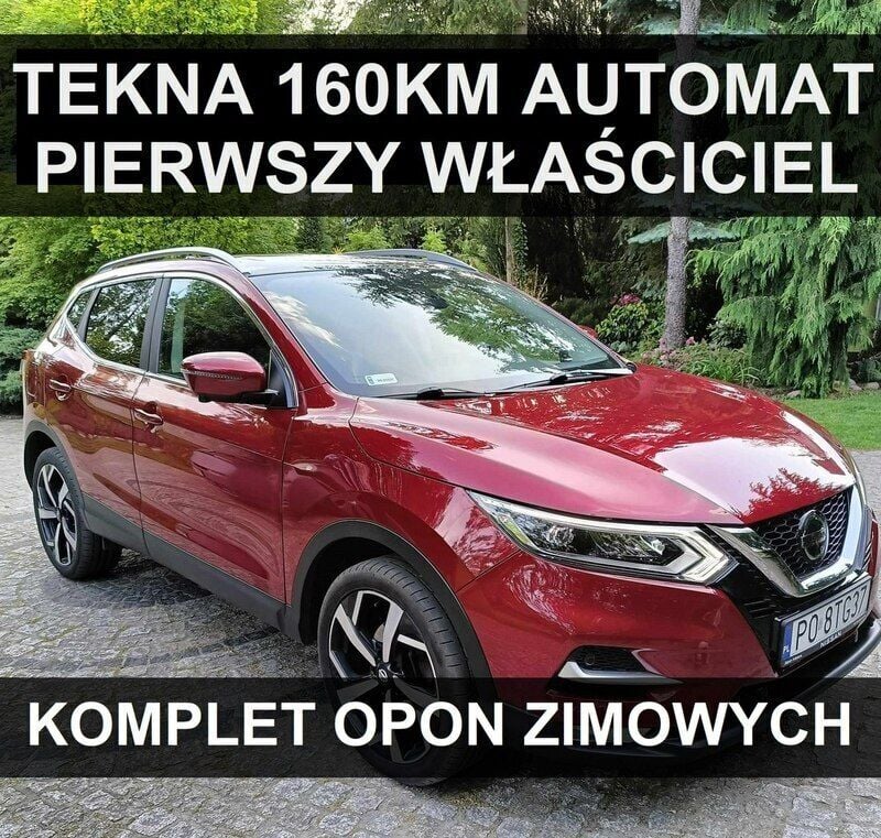 Czarny Używany 2021 Nissan Qashqai Tekna SUV | 94 900 zł (Uczciwa cena) - Obraz 1/4