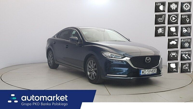 Granatowy Używany 2023 Mazda 6 Center-Line Sedan/Limuzyna | 112 850 zł (Uczciwa cena) - Obraz 1/4