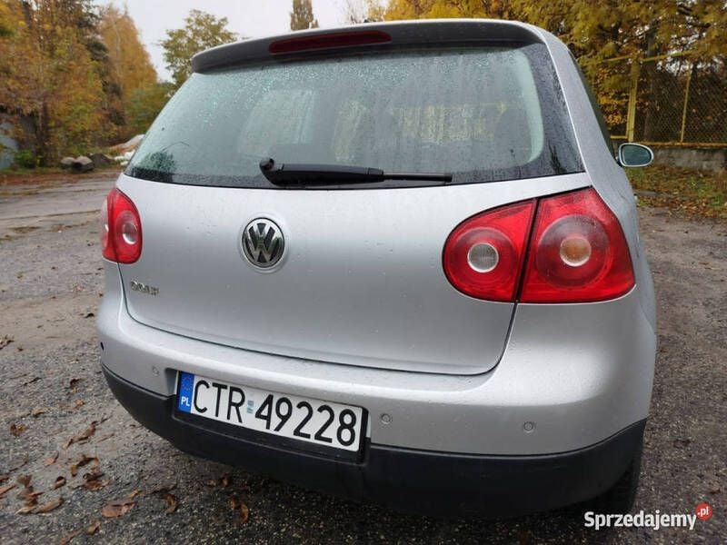 Srebrny Używany 2007 VW Golf V Hatchback | 5900 zł (Dobra cena) - Obraz 1/4