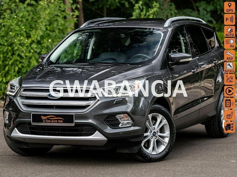 Szary (metalik) Używany 2017 Ford Kuga Business Edition SUV | 69 900 zł (Dość drogi) - Obraz 1/4