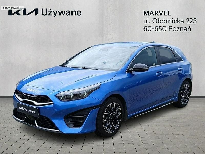 Niebieski Używany 2022 Kia Ceed GT-Line Hatchback | 99 000 zł - Obraz 1/4