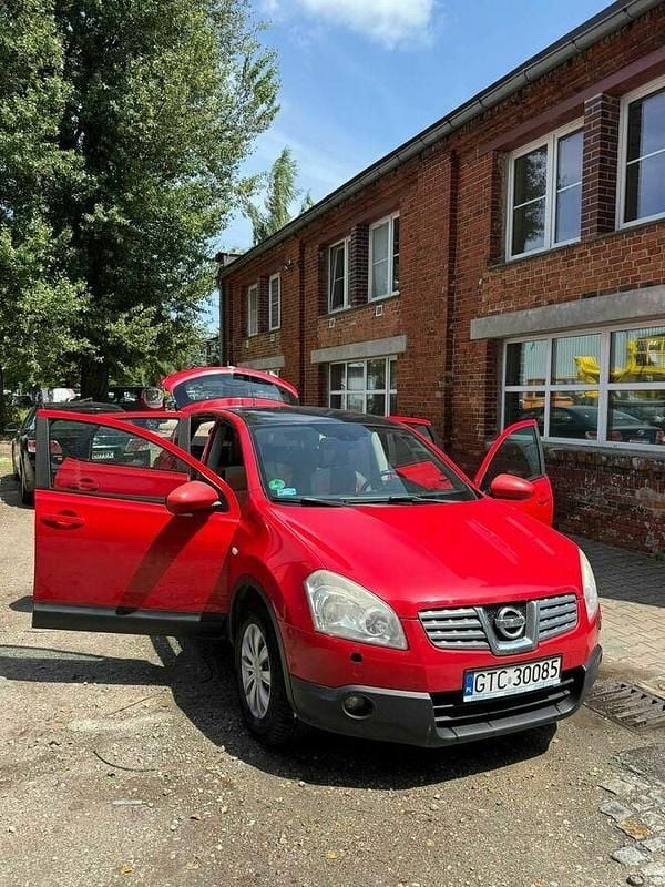 Czerwony Używany 2008 Nissan Qashqai SUV | 14 500 zł (Dobra cena) - Obraz 1/4