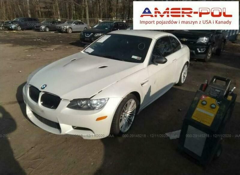 Biały Używany 2012 BMW M3 Cabriolet Kabriolet | 82 000 zł - Obraz 1/4