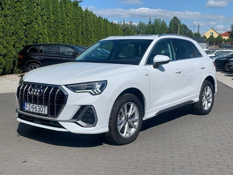 Biały Używany 2022 Audi Q3 SUV | 129 900 zł (Drogi) - Obraz 1/4