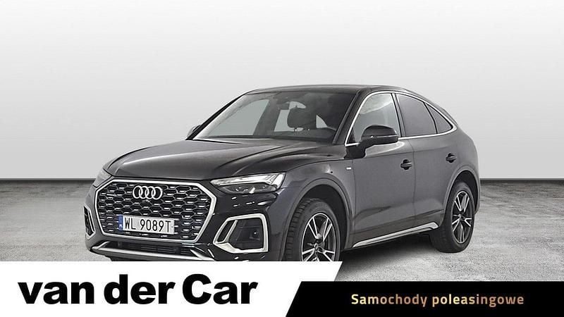 Czarny Używany 2022 Audi Q5 Sportback S-Line SUV | 169 900 zł (Uczciwa cena) - Obraz 1/4