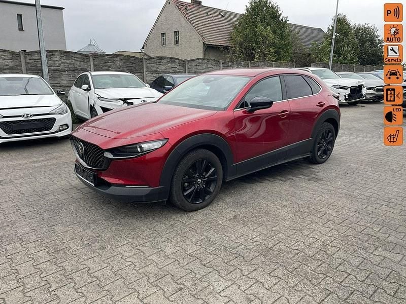 Bordowy (metalik) Używany 2024 Mazda CX-30 SUV | 72 900 zł - Obraz 1/4