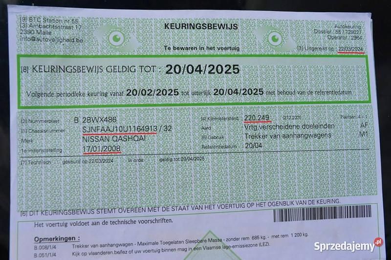 Używany Nissan Qashqai 114 KM (83 kW) 2008 Szary (metalik) SUV